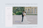 Wedding Photographer Showit Template, an App Template by Styled Web Shop (Thumbnail 3 of 16)