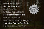Handie Fonts - Over 1800 Glyphs, a Sans Serif Font by Nathan Brown (Thumbnail 2 of 4)