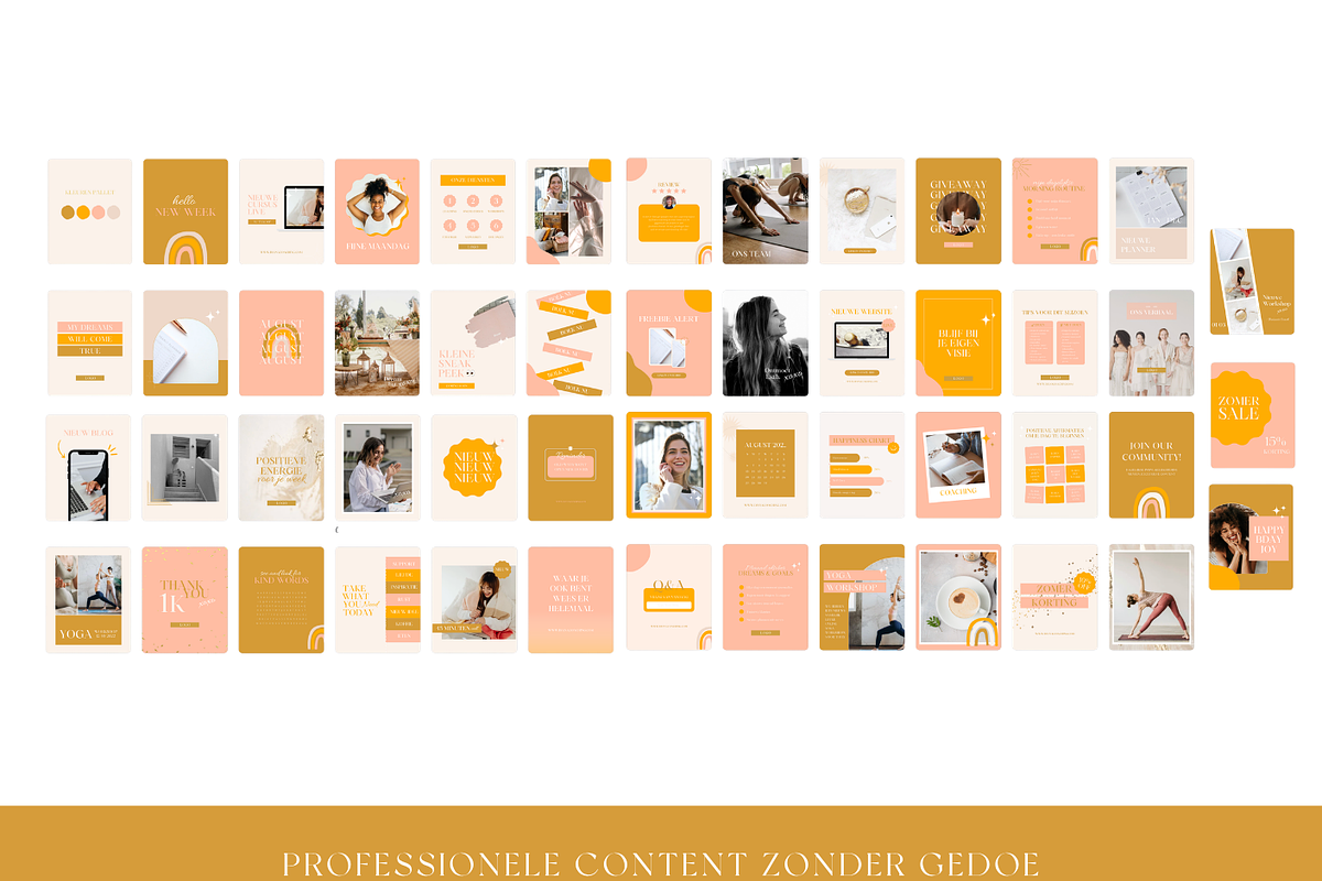 Boho social media templates, a Templates & Theme by Designbysterre (Photo 4 of 6)