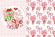 Girly Mother's Day Clipart, a Seasonal Illustration by TheClipAtelier (Thumbnail 3 of 3)