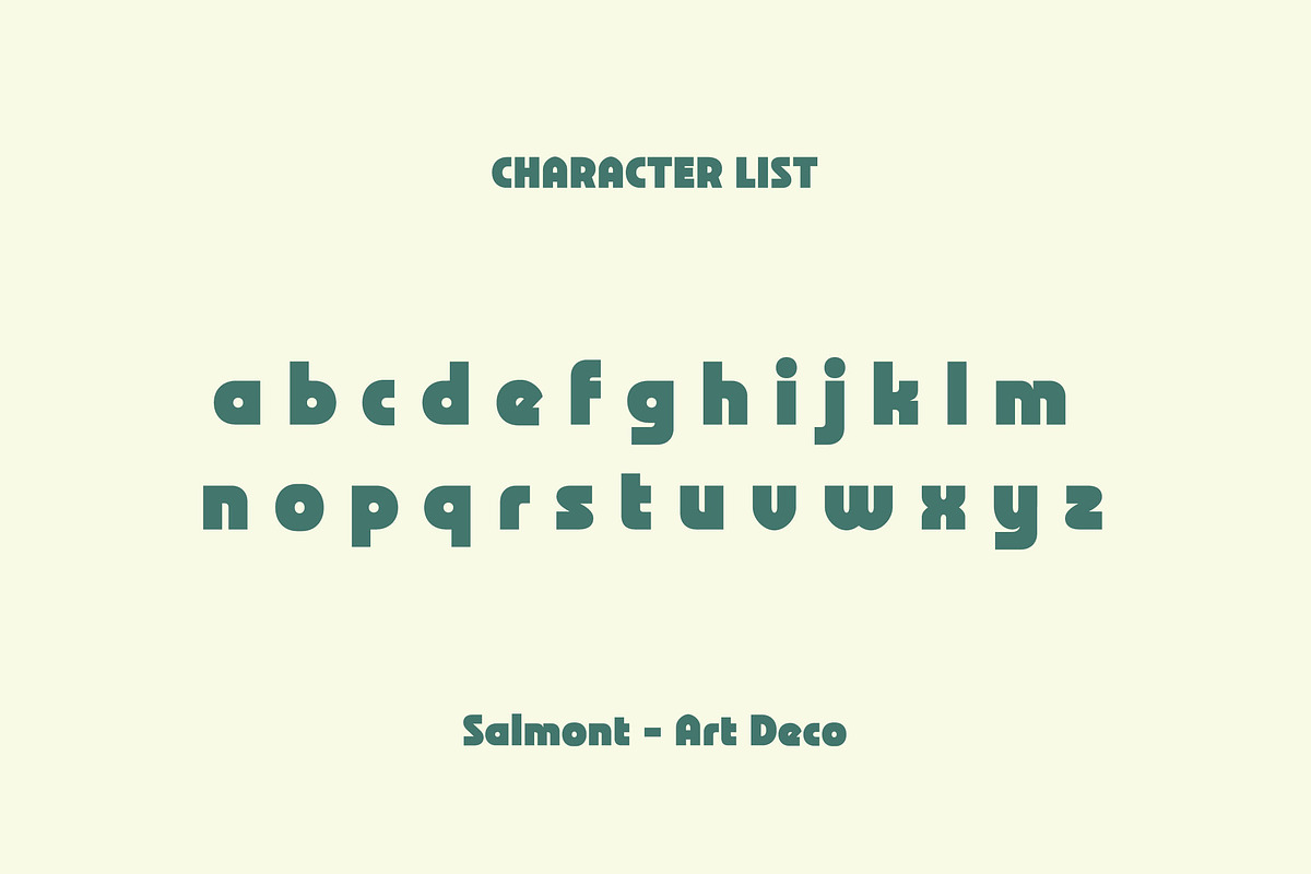 Salmont - Black Art Deco, a Sans Serif Font by Versetype (Photo 10 of 12)