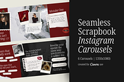 Seamless Scrapbook Carousels | Canva, a Social Media Template by LRG Designs (Thumbnail 1 of 4)