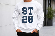 Varsity Destroy, a Slab Serif Font by Fourteen Letter (Thumbnail 4 of 4)