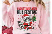Overstimulated but festive PNG, a Seasonal Illustration by DreamCafeArt (Thumbnail 2 of 7)