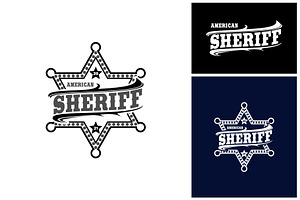 Sheriff Star Ranger Badge Emblem, a Branding & Logo Template by Atlantis X Nurman Arbai