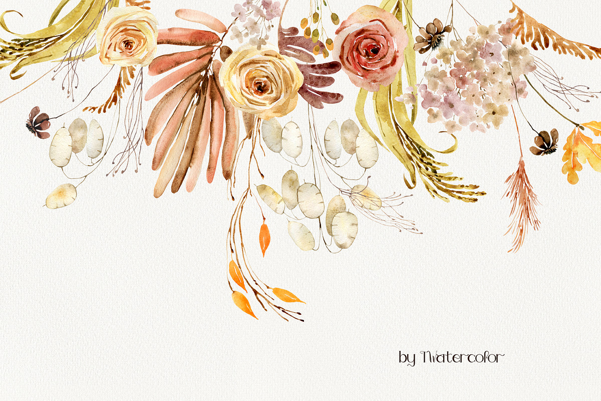Watercolor Cozy Fall Collection, an Illustration by TanyaOak (Photo 8 of 8)