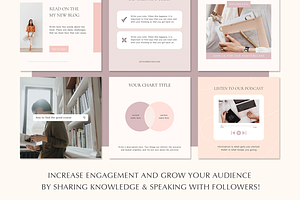 Blogger Instagram Template Canva