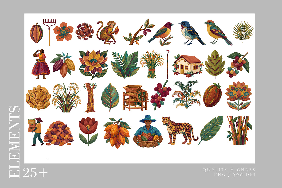Cacao Luxury Pattern design, a Pattern Graphic by Luiz da Rolt Grathwohl (Photo 4 of 20)