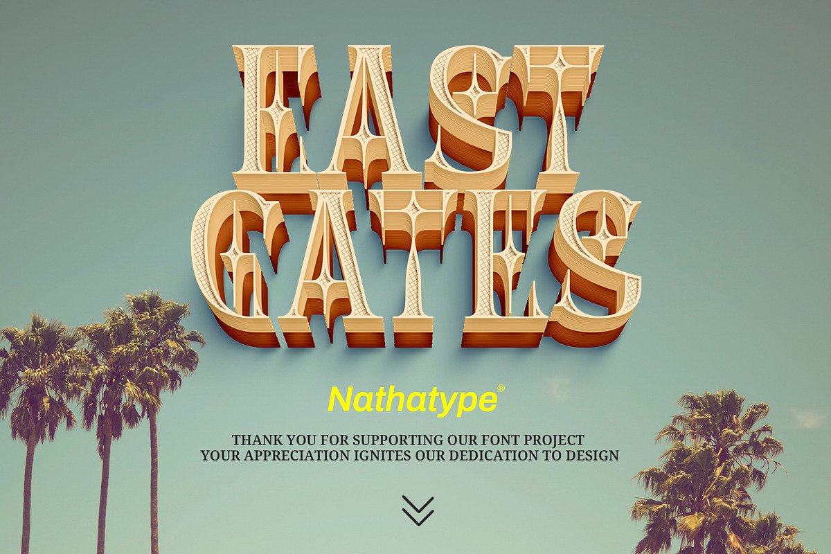 East Gates, a Symbol Font by Nathatype (Photo 11 of 11)
