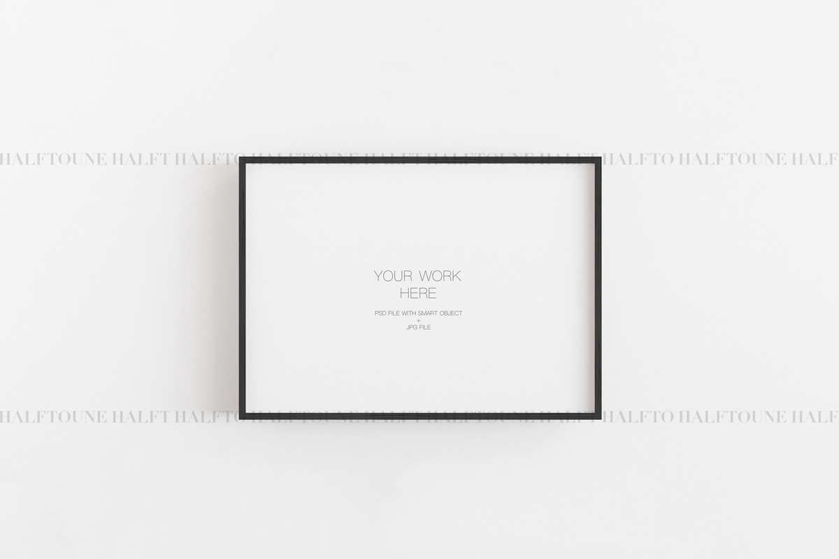 Customizable Wooden Frame Mockup, a Graphic by HALFTOUNE (Photo 5 of 9)