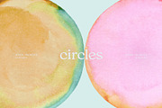 Watercolor Circles, an Object Graphic by Basia Stryjecka (Thumbnail 4 of 16)