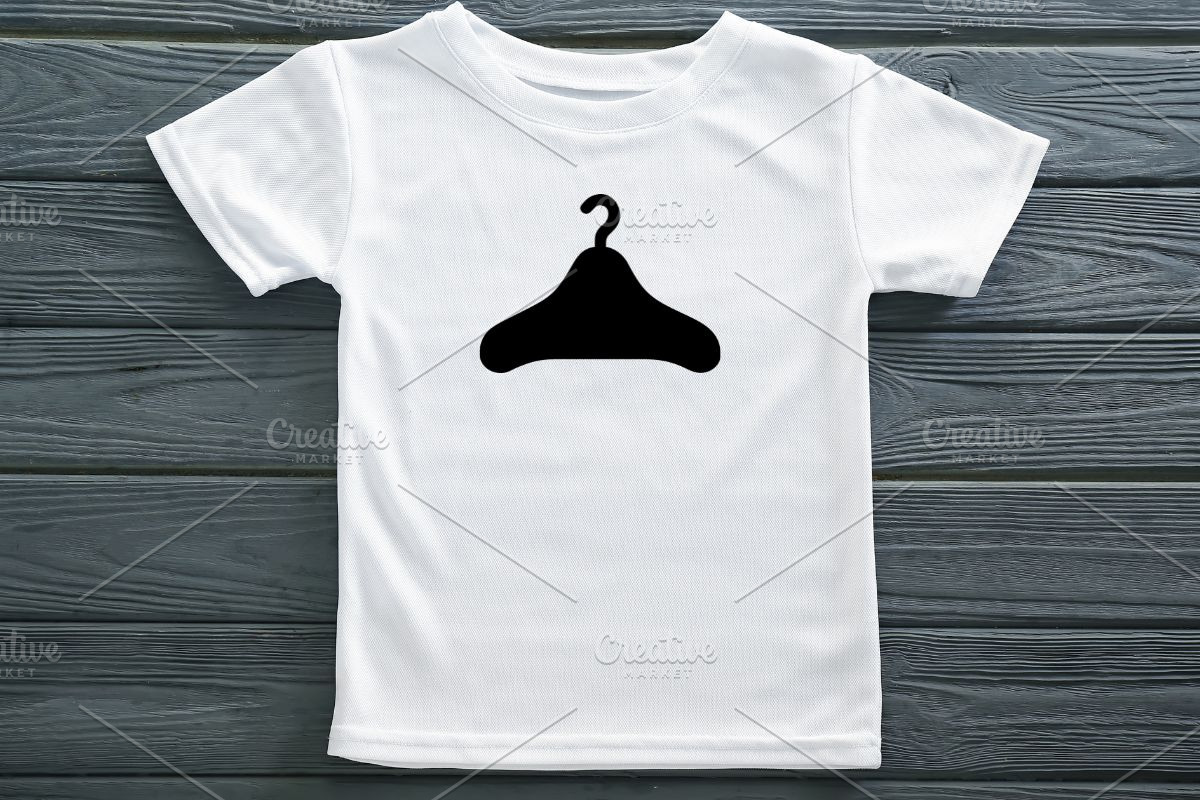 Hanger for Clothes Silhouette SVG, an Object Illustration by newminddesign (Photo 7 of 10)