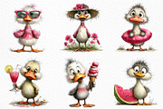 Summer Ducklings Clipart PNG, an Illustration by Craft Nest (Thumbnail 4 of 12)