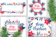 Merry christmas winter plants set, a Card Template by Lucia Fox (Thumbnail 2 of 2)