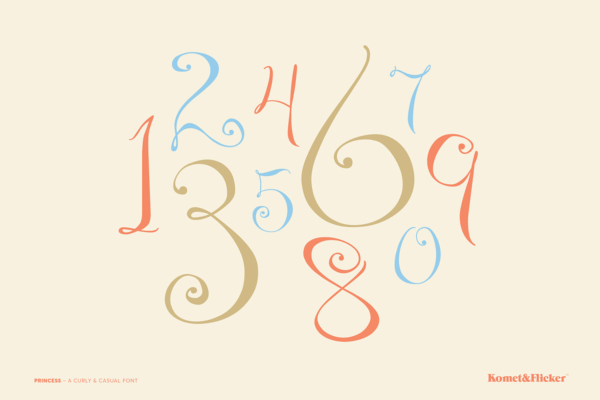 Princess - A Curly & Casual Font preview 8