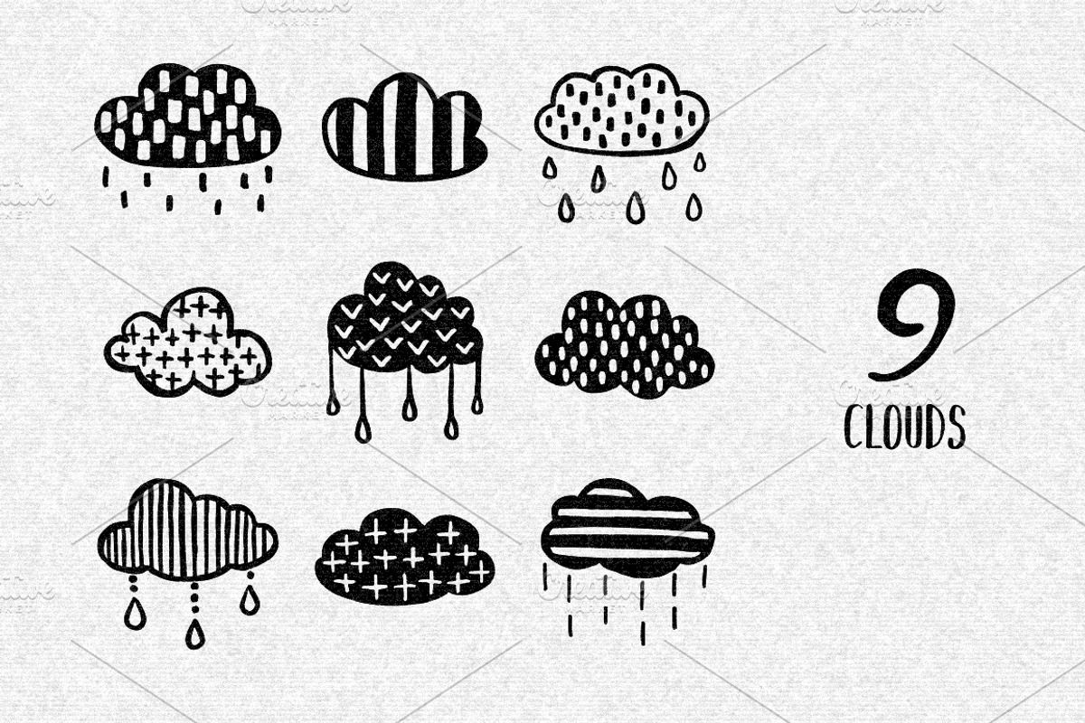 Scandinavian Design Elements Set, a Decorative Illustration by Chelovector (Photo 6 of 10)