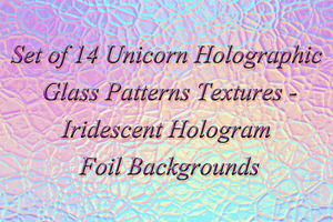 Unicorn Holographic Glass Textures, a Background Graphic by Kseniya-Omega