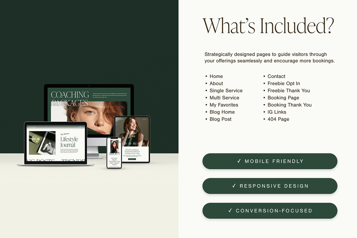 Bold Coaching Web Design Template, a Squarespace Template by Glo Design Studio (Photo 4 of 11)