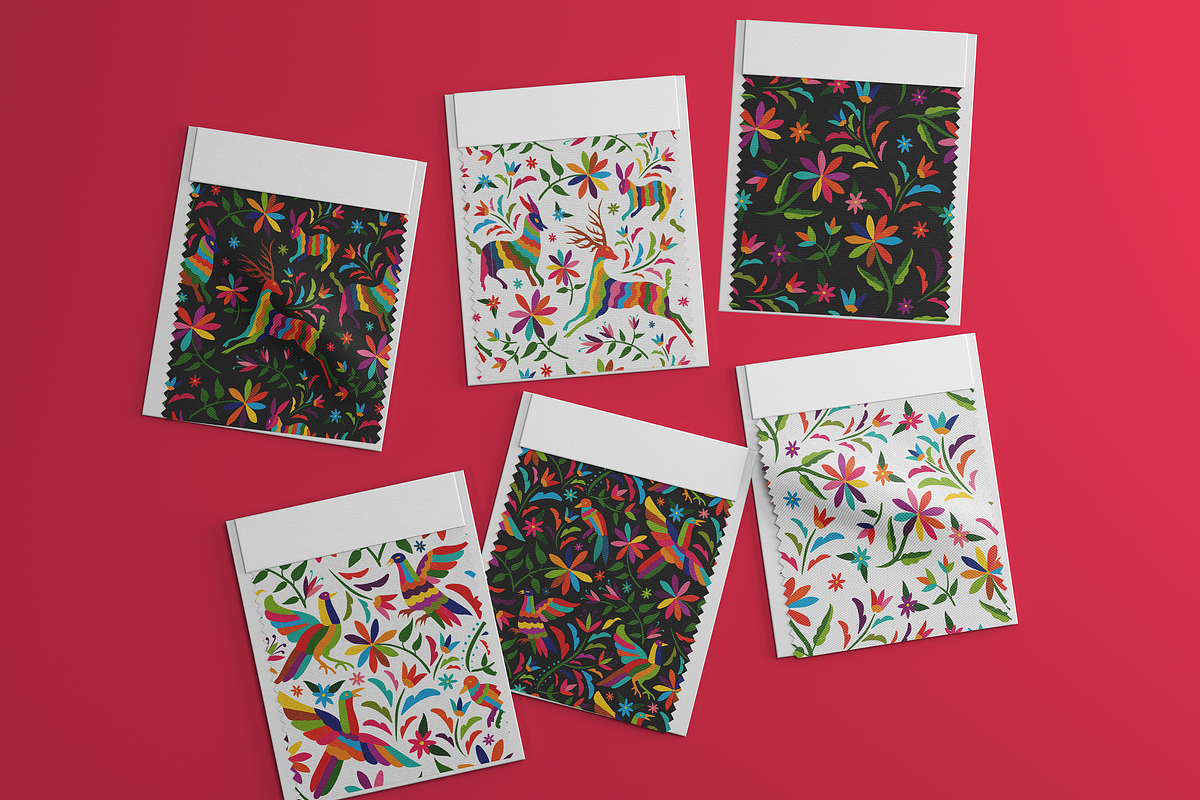 Mexican Otomi Seamless Patterns #2, a Pattern Graphic by Akbaly (Photo 2 of 6)