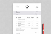 Letterhead + Invoice, a Stationery Template by Peunayah (Thumbnail 2 of 2)