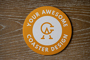 Round Coaster Mockup Pack, a Product Mockup by Jacob Waites (Thumbnail 4 of 6)