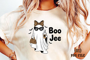 Halloween Boo-Jee Ghost Sublimation, an Illustration by DreamArtGraphic