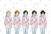 Winter Fairytale Cliparts, an Illustration by Phantasia Design (Thumbnail 6 of 8)