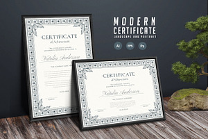 482. Modern Certificate Template