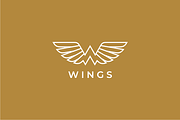 Wings Letter W Logo template, a Branding & Logo Template by yopie (Thumbnail 2 of 3)