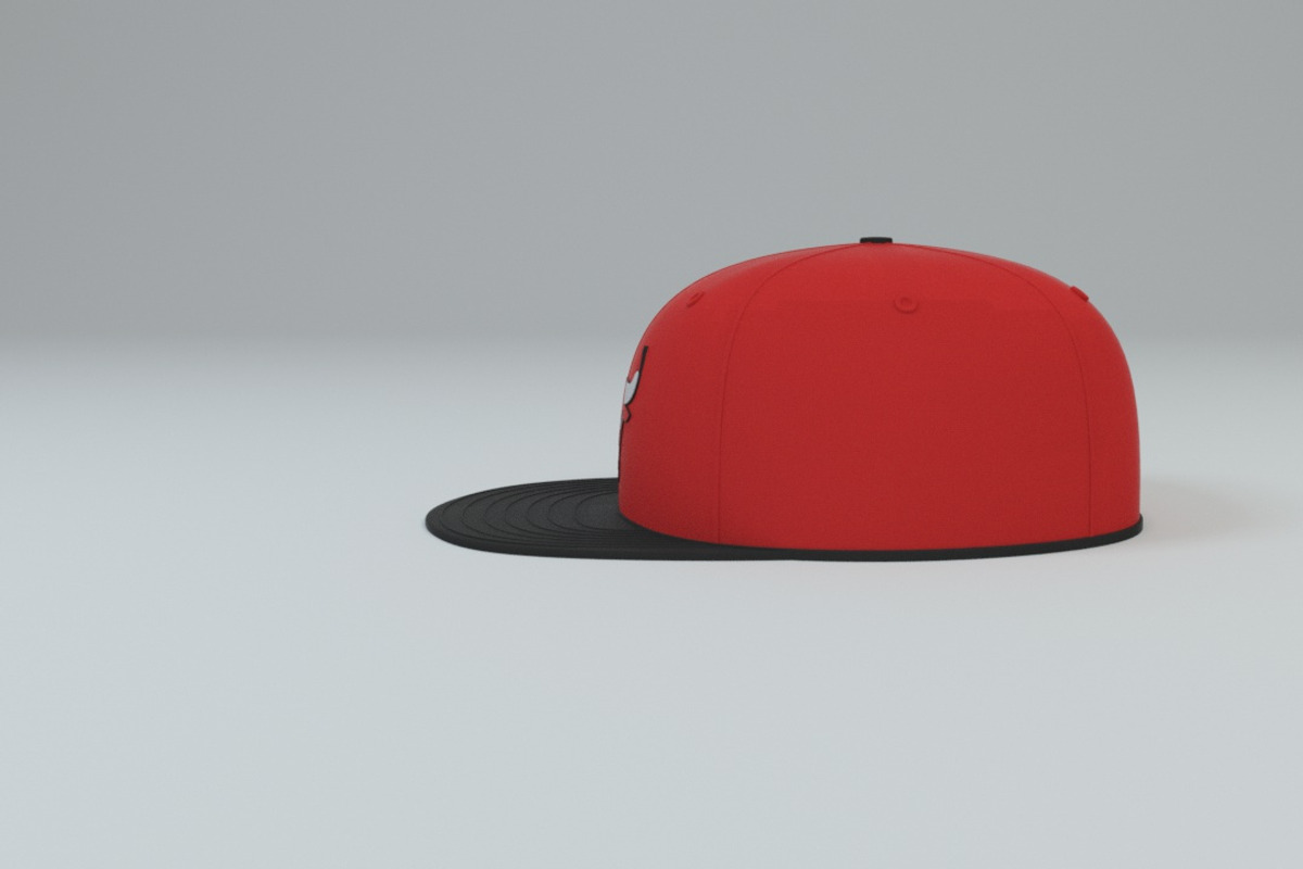 Chicago Bulls Baseball Caps, a Textures & Material 3D Model by 3DTreatment (Photo 39 of 55)