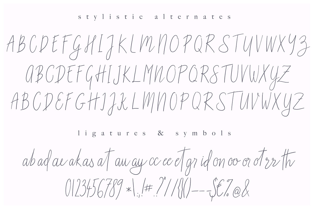 Fashion Style Font preview 8