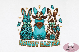 Howdy Easter Png, an Illustration by Daily.Designs