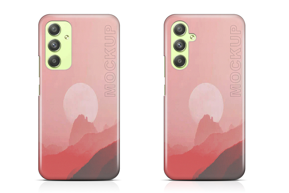 Galaxy A54 5G 3d Phone Case Mockup, an Android Mockup by mockupbuys (Photo 2 of 4)