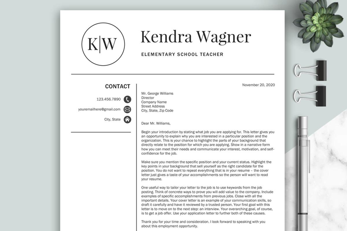 Resume/CV | Teacher, a Resume Template by Klamp Studio (Photo 5 of 8)