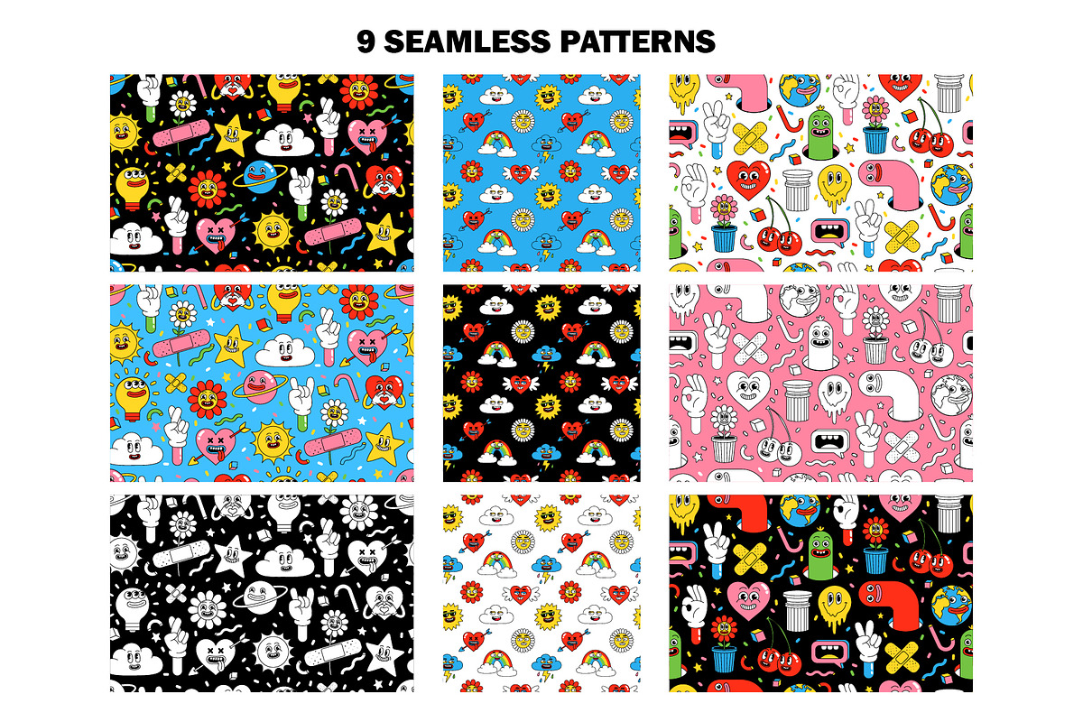 Cartoon Illustrations & Patterns, an Illustration by Martyshova (Photo 8 of 16)
