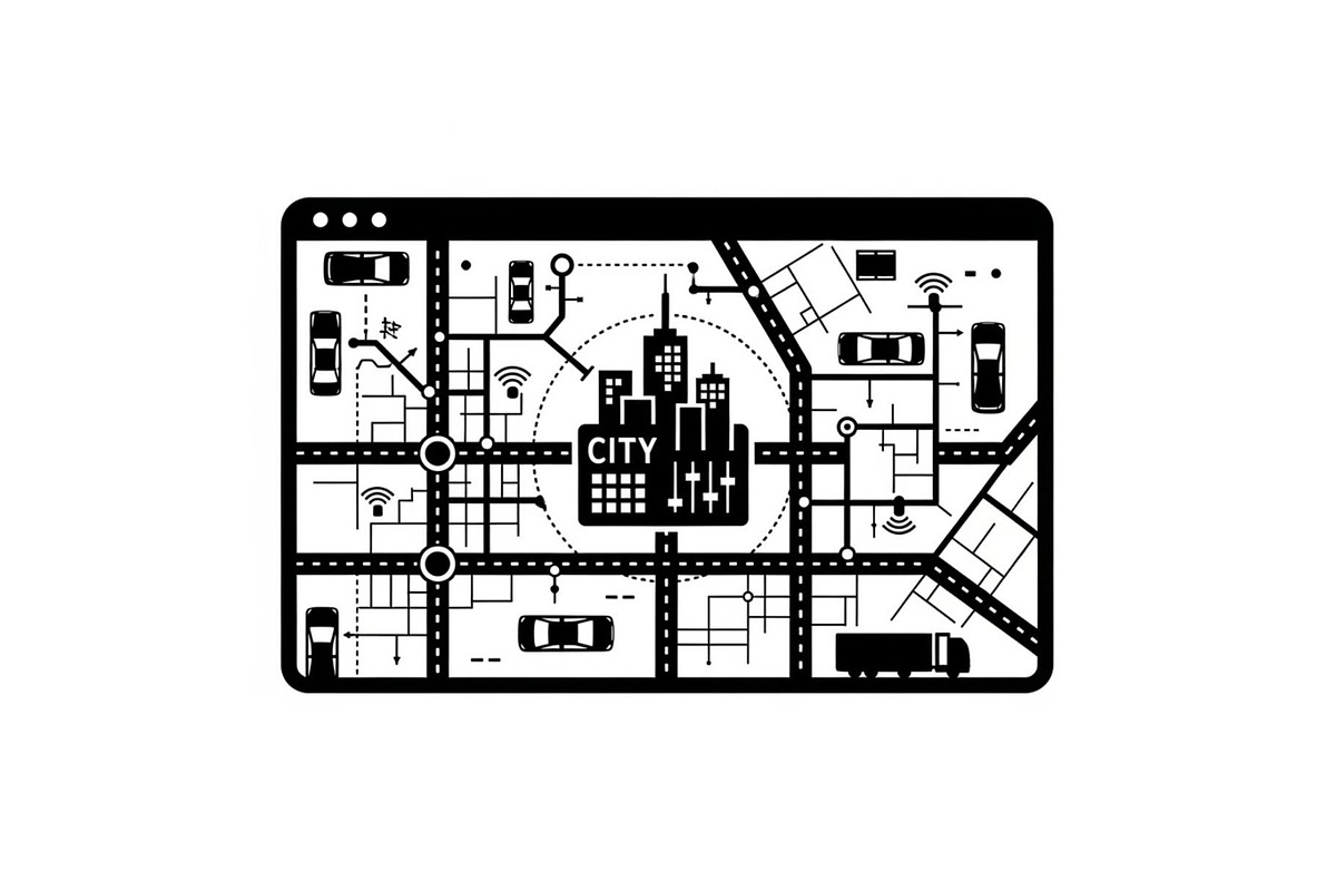 Smart Traffic Control Map Set, a Graphic by musafir_fashion (Photo 12 of 13)