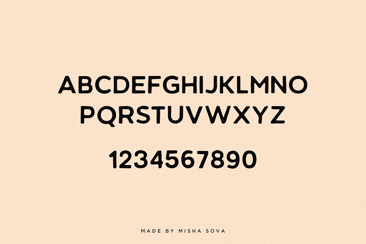 CITRUS GARDEN - vintage sans serif, a Sans Serif Font by Misha Sova (Photo 10 of 11)