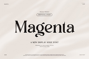 Magenta Modern Serif Font