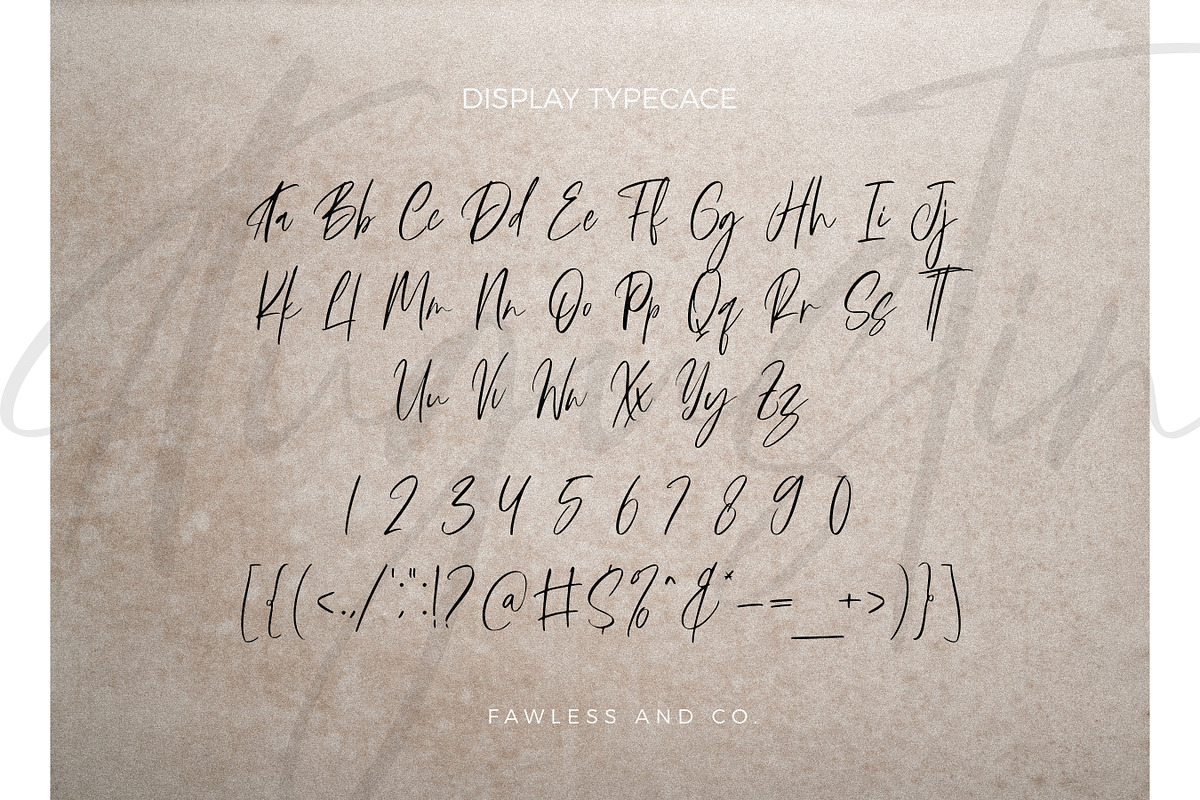 Augustin - Modern Signature Font, a Script Font by Flawless And Co (Photo 9 of 10)