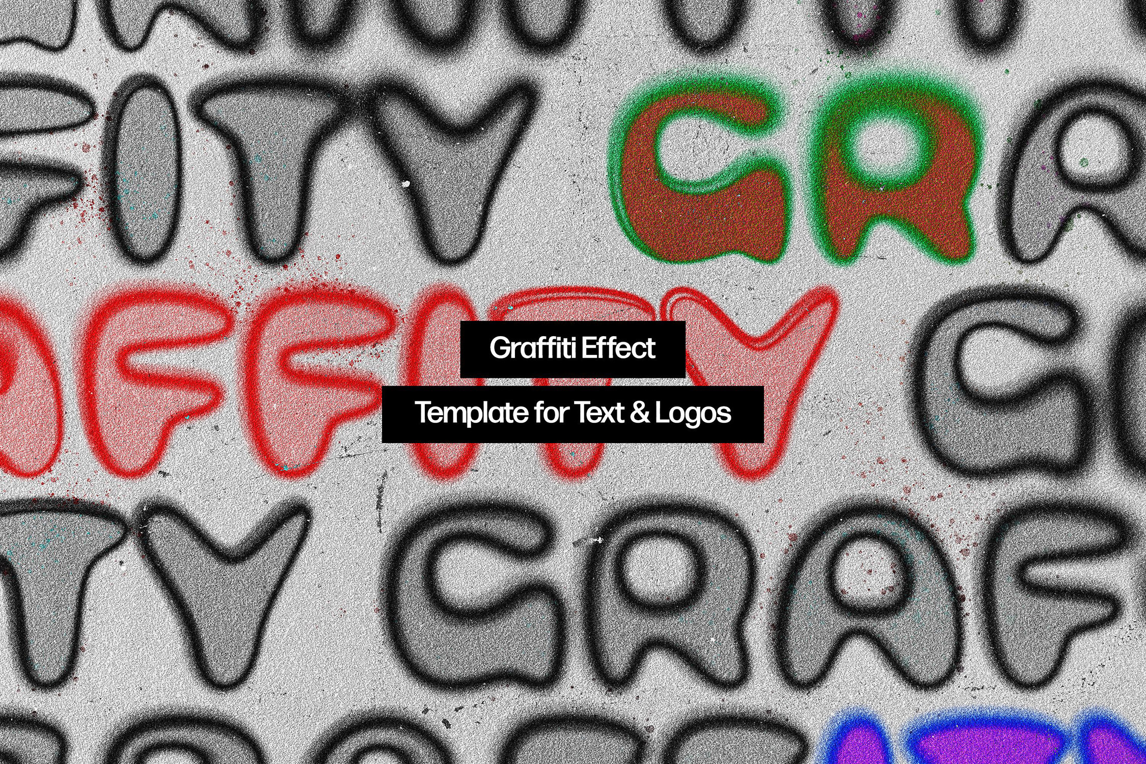 Urban Graffiti Text & Logo Effect, a Layer Style Add-On by Design Squad