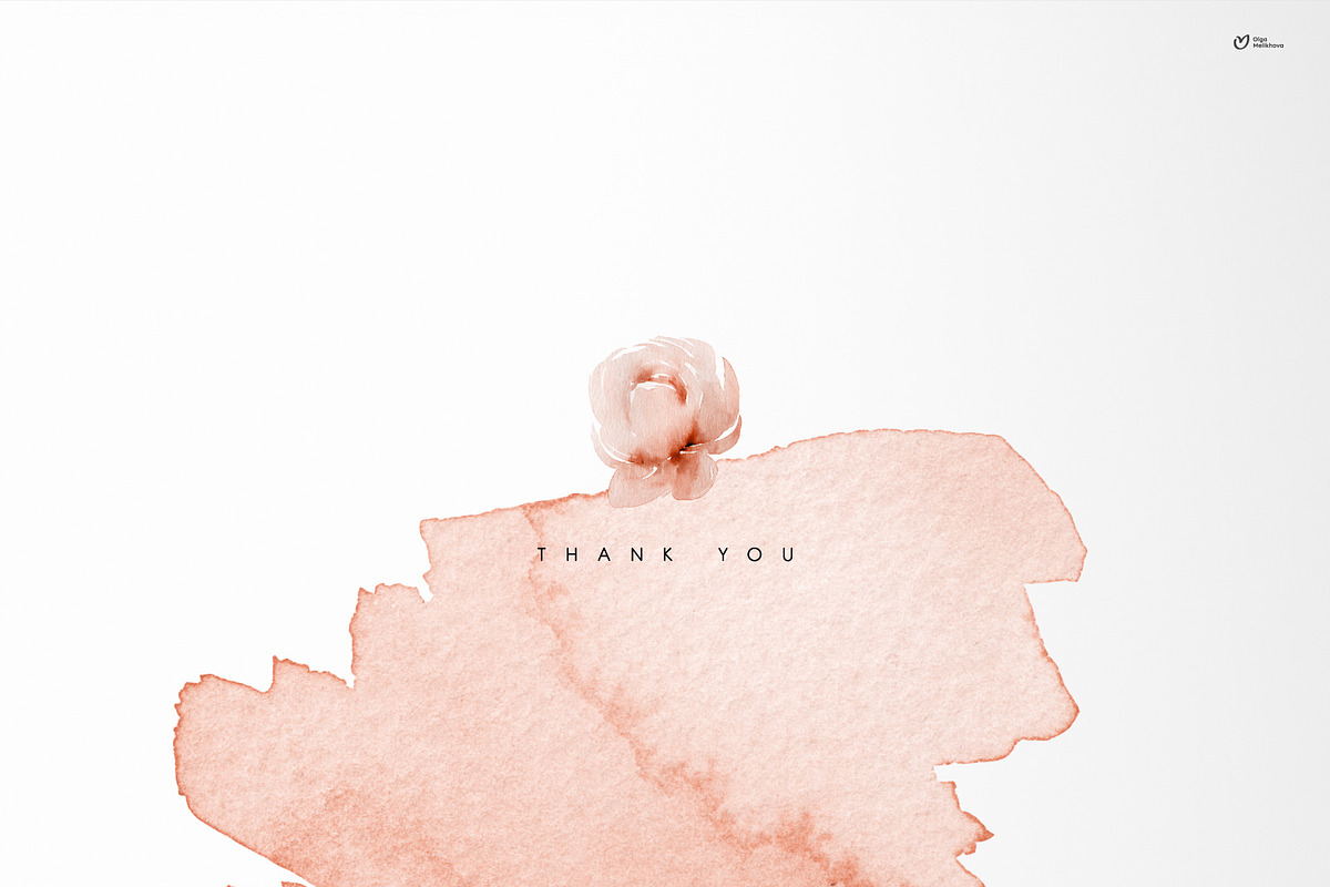 Calm in flowers, floral collection, an Illustration by ollalya (Photo 10 of 10)