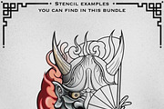 Procreate Japanese Talismans tattoo, a Brush Add-On by ProcreateInk (Thumbnail 2 of 6)