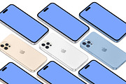 3D iPhone Presentation Mock-Up 18, an iPhone Mockup by Graphicsworld125 (Thumbnail 2 of 7)