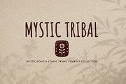 Mystic Tribal: Hand-Drawn Symbols, a Decorative Illustration by VectorBird (Thumbnail 1 of 7)
