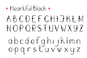 Heartful decorated font, a Sans Serif Font by Contes_de_fée (Thumbnail 7 of 9)