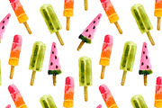 Ice cream watercolors, a Pattern Graphic by handsketched (Thumbnail 5 of 6)