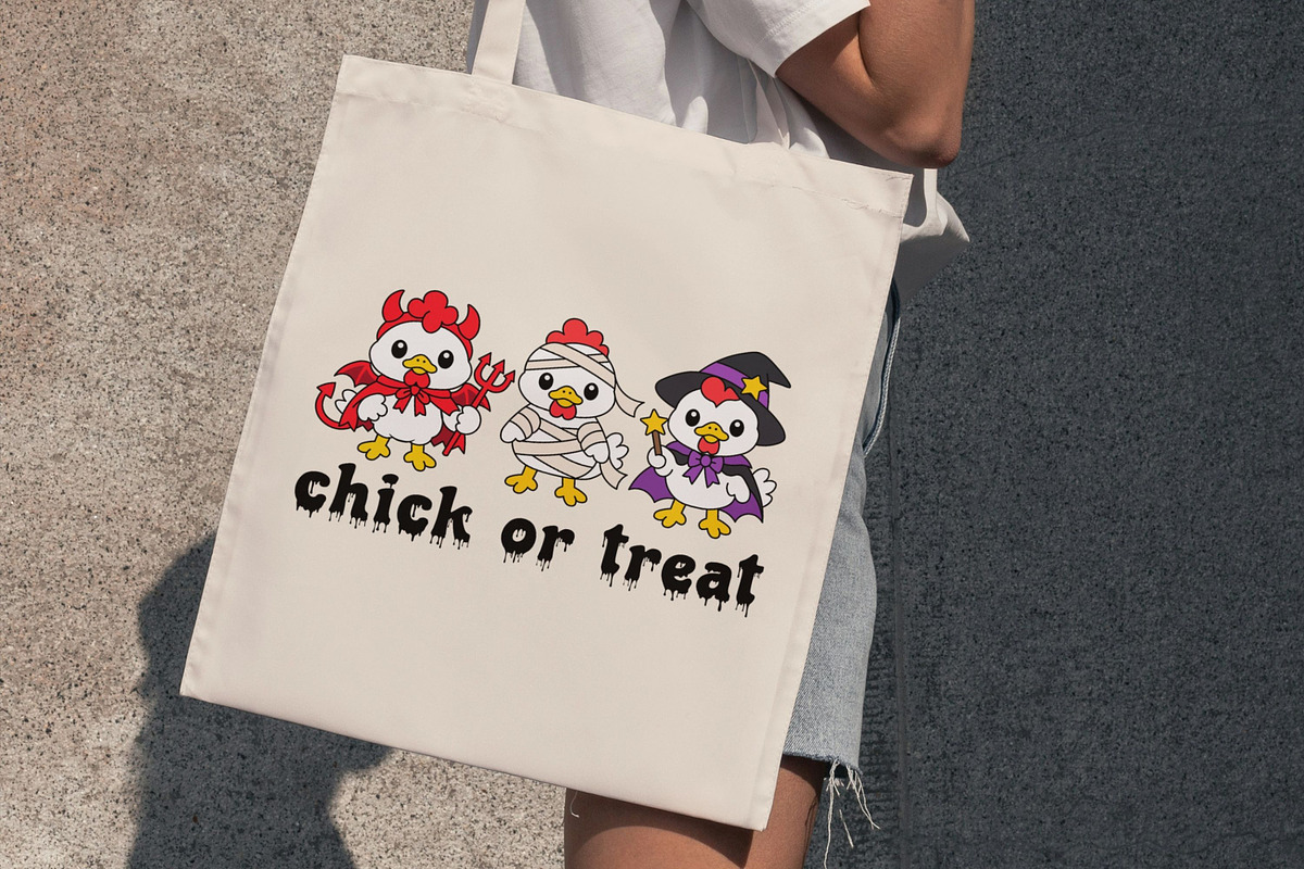 Chick or Treat, a Seasonal Illustration by Adalin Shop (Photo 3 of 4)