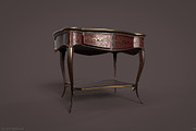 Vintage table, a Furniture 3D Model by Snji | 3D Models (Thumbnail 6 of 18)
