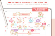 Teddy Bear timetable for kids, a Design Template by hanacrochetdesign (Thumbnail 2 of 9)