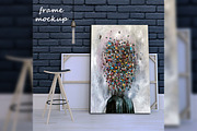 Canvas Scene Mockup, a Print Template by desgiant (Thumbnail 1 of 4)
